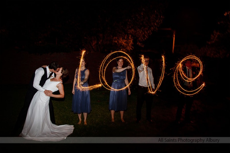 Sara and Christian's Albury Botanic Gardens Wedding