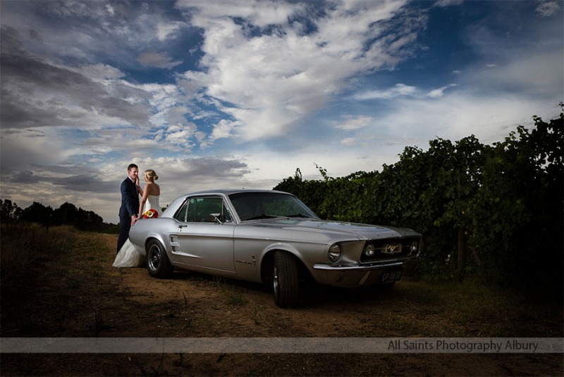 Simone and Aaron's wedding at All Saints Estate Wahgunya, Victoria.