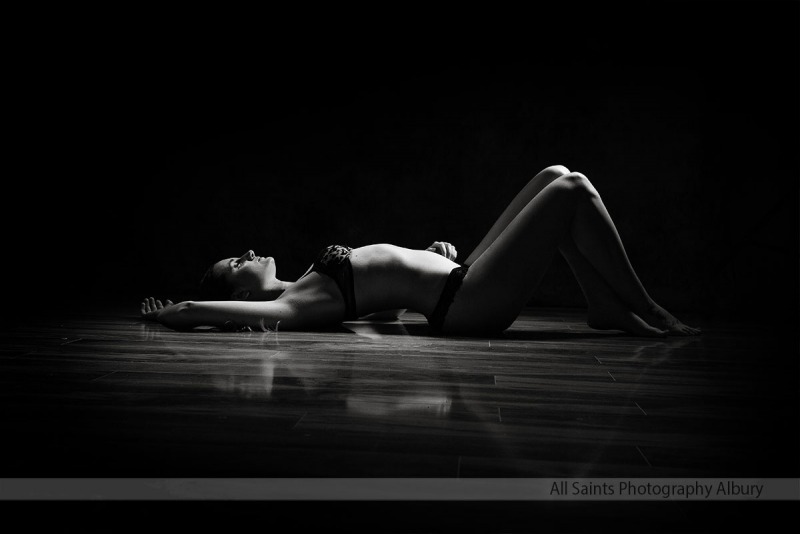 Beautiful Black & White Boudoir Portraiture 