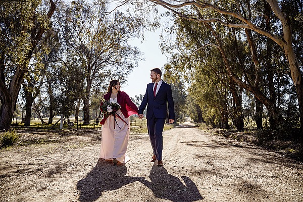 Courtney and Peter's Albury Winter Wedding.