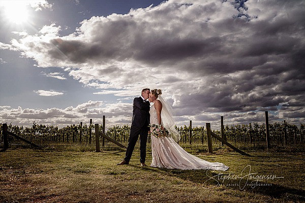 Jessica and Andrew's Wedding at Tuileries Rutherglen.